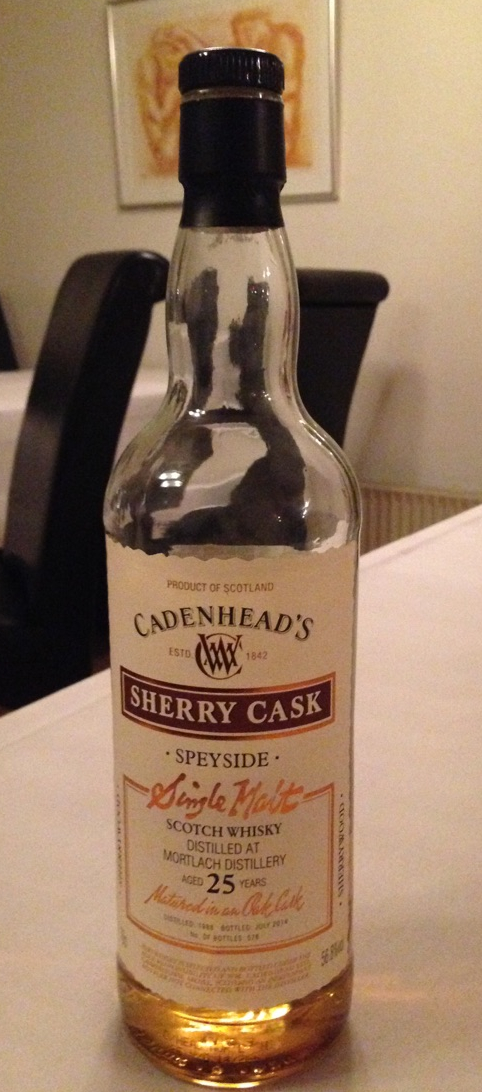 Cadenhead's 25 år Sherry Cask (Speyside)